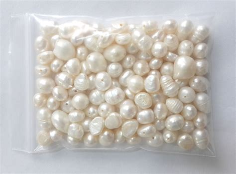 4 10mm Genuine Pearl Loose Baroque Pearl Assorted Pearls Fpa410 J