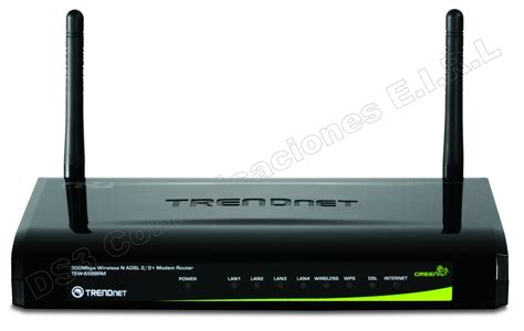 Modem Router Trendnet Wireless N Adsl 22 De 300 Mbps Tew