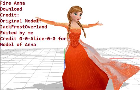 Wip 1 Mmd Anna Fire Download By Marckperry On Deviantart