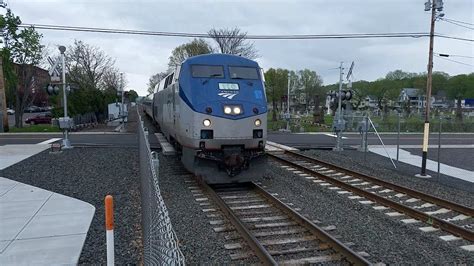 Amtrak Springfield Shuttles At Wallingford Ct Youtube
