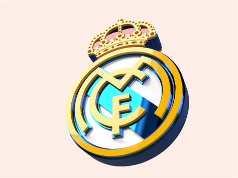 Fc Real Madrid 3d Logo 3d Model Cgtrader