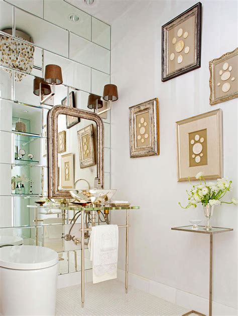 Floor To Ceiling Mirror Eclectic Bathroom Bhg