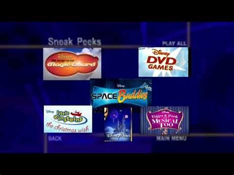 Sneak Peeks Menu Disney Animation Series Seasons DVDs For Kaden Dixon YouTube