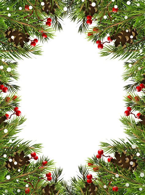 Christmas Tree Png Gif Transparent Background Frame Christmas Border