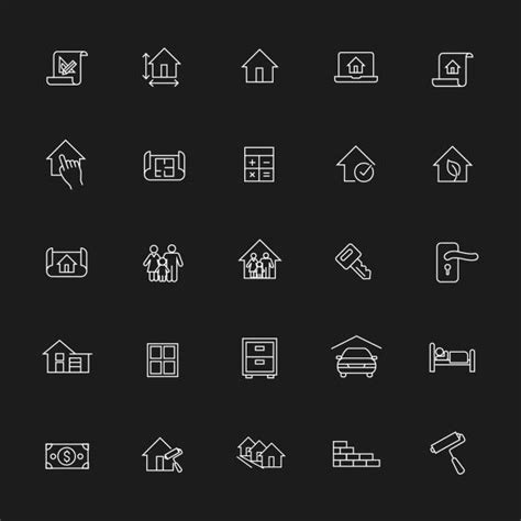 Commercial Real Estate Icon Illustrations Royalty Free Vector Graphics