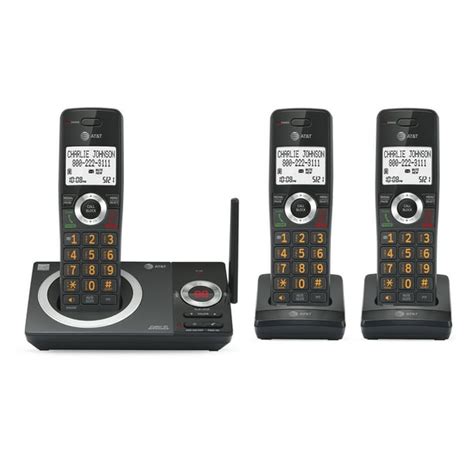 Atandt Cl82319 3 Handset Answering System With Smart Call Block Walmart