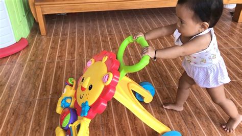 Push Baby Walker Terbukti Anak Bayi Cepat Belajar Jalan Balita Lucu