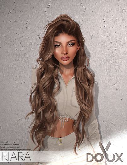 Doux Kiara Hairstyle Blogger Pack Sims Hair Hairstyle Sims 4