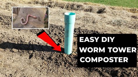 Worm Tower Composter Diy Youtube