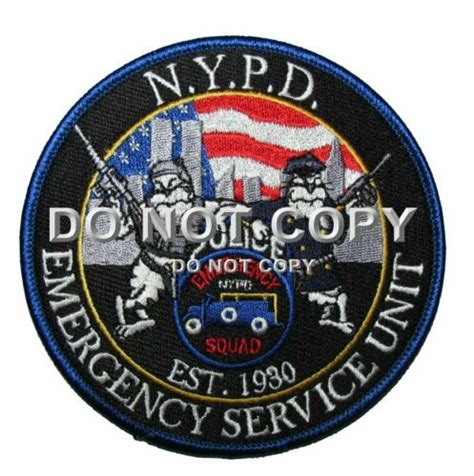 New York State Police Emergency Service Unit Esu Tomcats Patch Swat