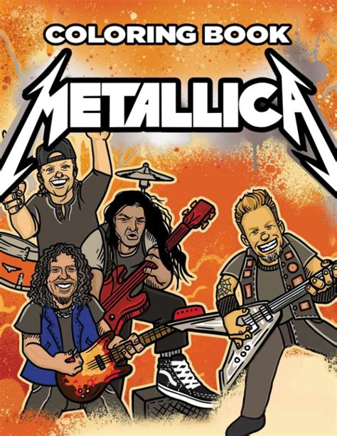 Metallica Coloring Book An Amazing Coloring Book With Lots Of