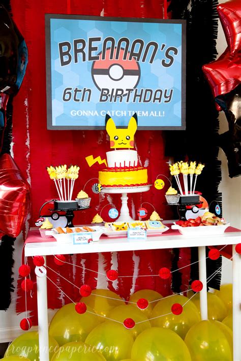 Pokemon Birthday Party Project Nursery