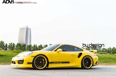 Yellow Porsche 911 Turbo S By Bydesign Motorsport Gtspirit
