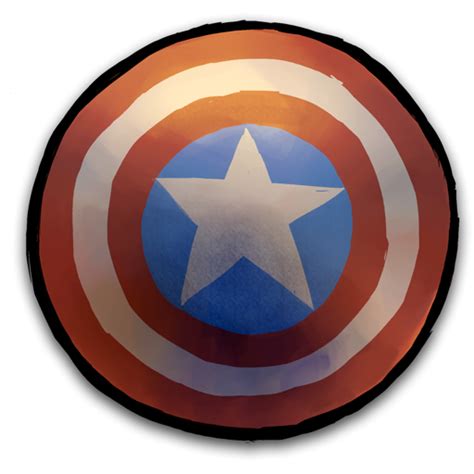 America clipart captain america shield - Pencil and in color america clipart captain america shield