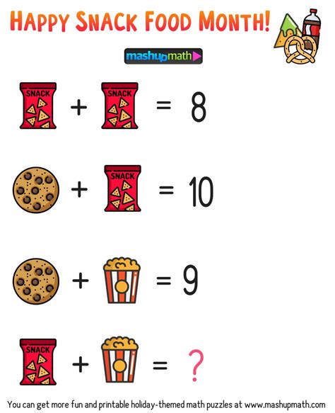 6th Grade Math Puzzles Brain Teasers