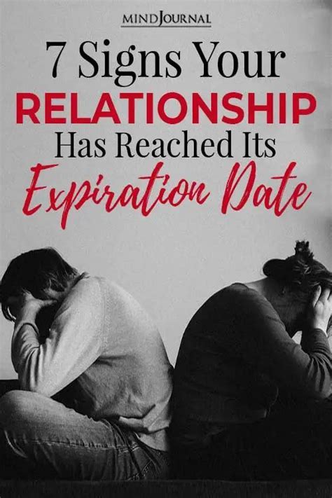 7 Signs Your Relationship Has Reached Its Expiration Date