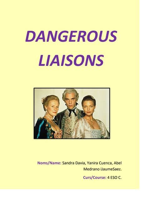 Dangerous Liaisons English