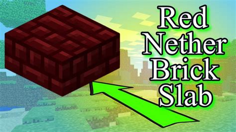 Red Nether Brick Slabminecraft Crafting How To Make Craft Recipes