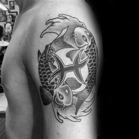 60 Pisces Tattoos For Men Astrology Ink Design Ideas