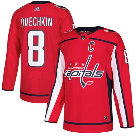 Adidas Alexander Ovechkin Washington Capitals Red Authentic Player Jersey