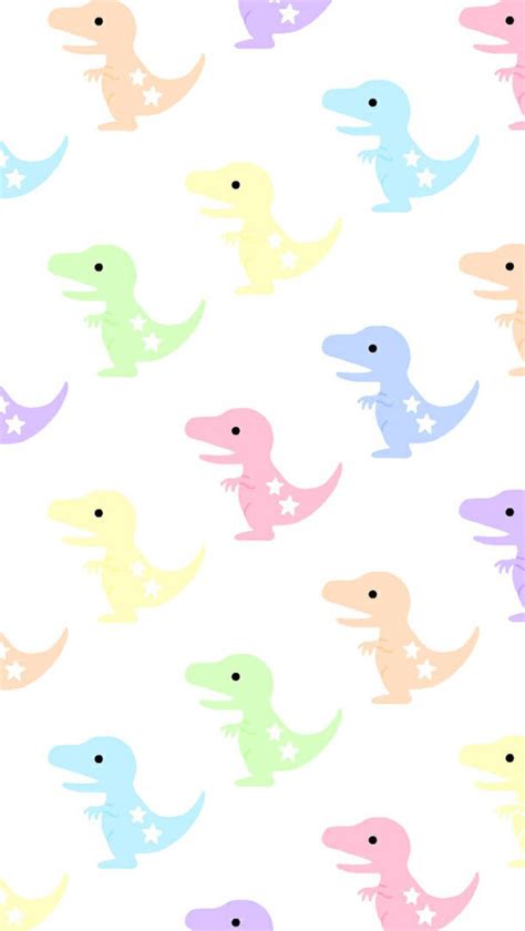 Download Cute Dinosaur Pastel Aesthetic Collage Wallpaper