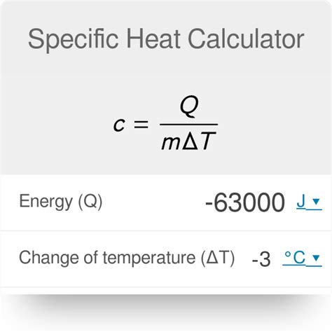 Examples Of Specific Heat Meaninghippo