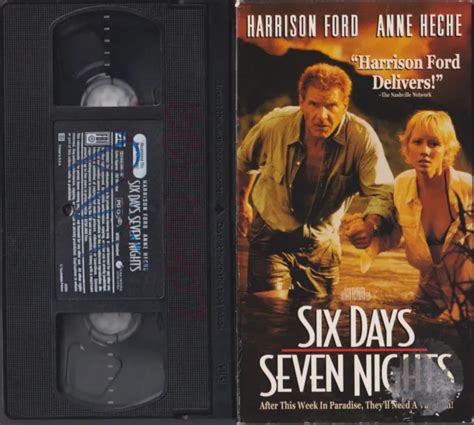 Six Days Seven Nights Vhs 1998 Harrison Ford Anne Heche David