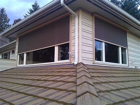 Solar window screens have been proven to reduce the cooling cost for your home or office. Seattle Outdoor Solar Screens | Sunrise Shading