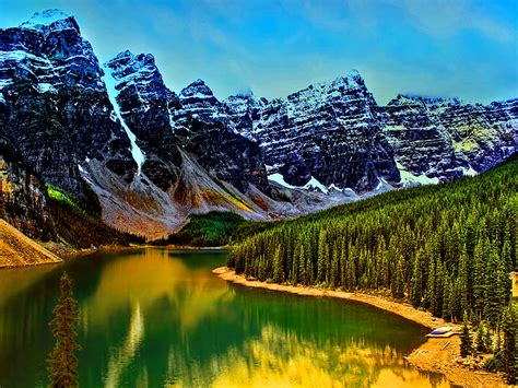 Beautiful Mountain Lake Wallpaper Wallpapersafari