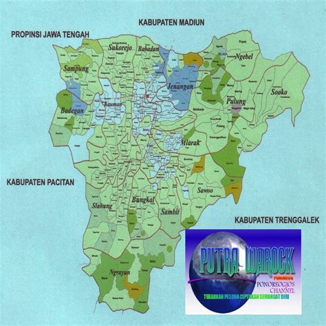 Daftar Nama Desa Kecamatan Dan Kode Pos Di Ponorogo Jawa Timur