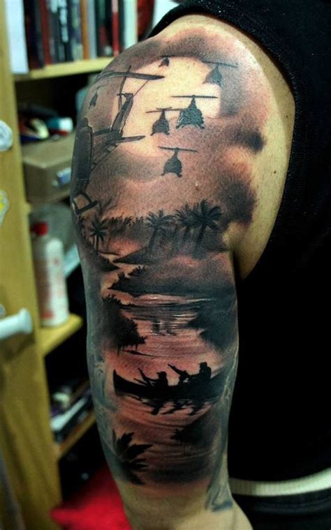 Vietnam Sleeve By Freds Best Sleeve Tattoos Half Sleeve Tattoo Body