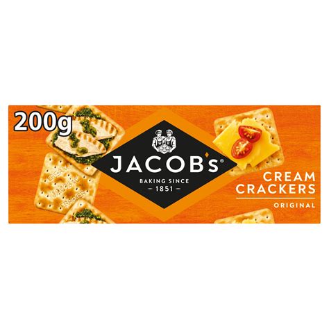 Jacob S Cream Crackers Original G Crackers Savoury Biscuits Iceland Foods