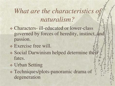 Naturalism It Does A Body Good Ppt Download