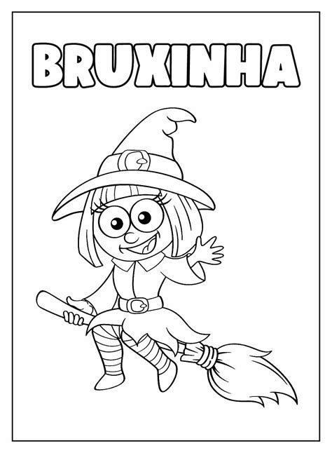 Desenhos De Bruxas Para Colorir Bora Colorir