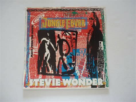 Stevie Wonder Jungle Fever Movie Lp Record Photo Flat 12x12 Poster