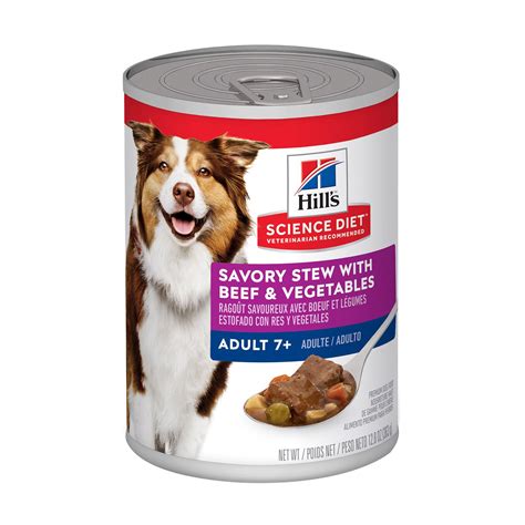 Buy Hills Science Diet Adult 7 Savory Stew Beef And Vegetable Canned Dog