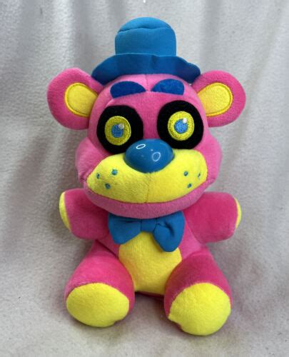 Funko Five Nights At Freddy S Fnaf Blacklight Pink Freddy Fazbear Plush Figure Ebay