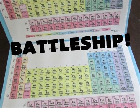 Periodic Table Battleship Inhabitots