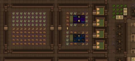 This rimworld diary entry celebrates adornazine's 27th birthday. 4 man production room design with storage and bedrooms ...