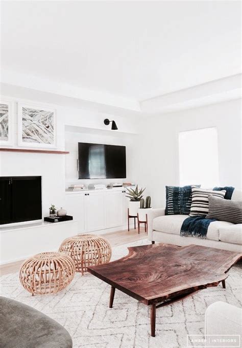 White Modern Cozy Chic Living Room Decoración Hogar