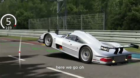 Mercedes Clr Flips In Le Mans 1999 Recreated In Assetto Corsa Youtube