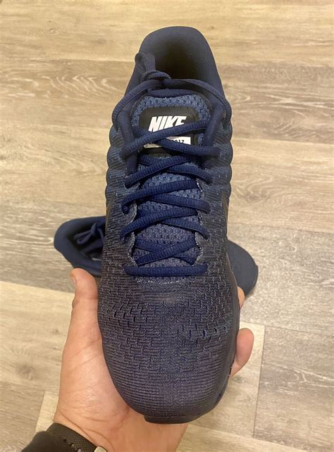 Nike Air Max 2017 Binary Blue Black Running Shoes 849559 405 Men S Size 11 Ebay