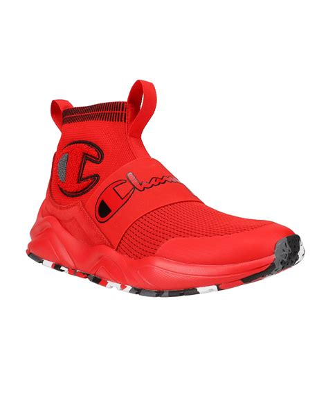 champion rally pro shoes in red for men lyst