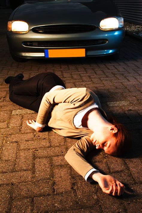 Woman Hit By A Car Stock Photo Image Of Killed Street 5517586