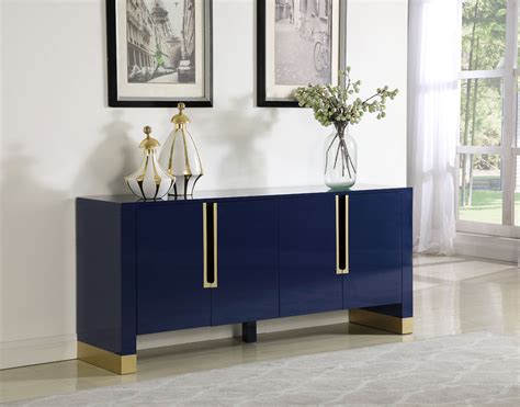 What is a dining room buffet? Florence Sideboard/ Buffet (Navy) Meridian Furniture ...