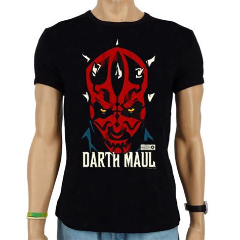 Star Wars Darth Maul Heren Slim Fit T Shirt