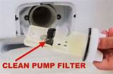 Pictures of Drain Pump Filter Electrolux Front Loader