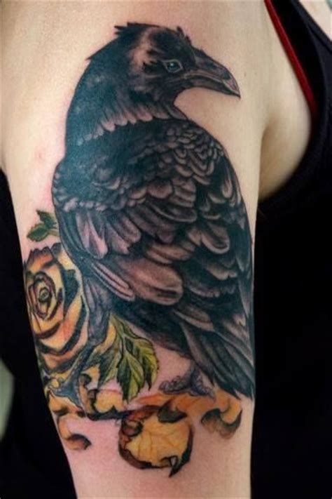 113 Best Images About Crow And Raven Tattoos On Pinterest