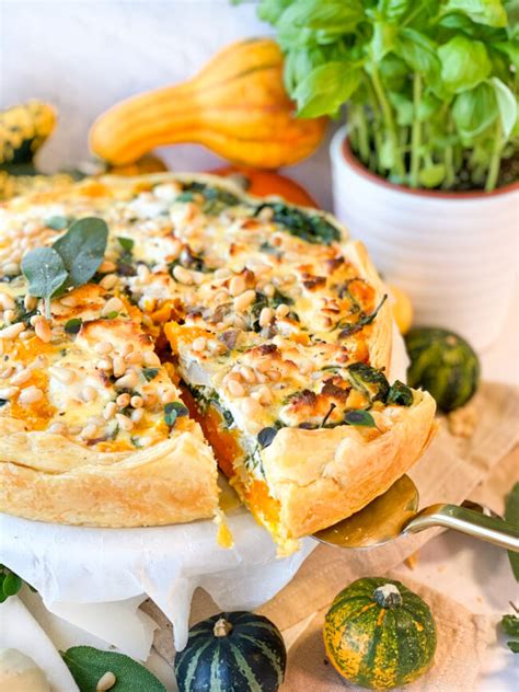 Pompoen Quiche Met Spinazie Recept Betty S Kitchen