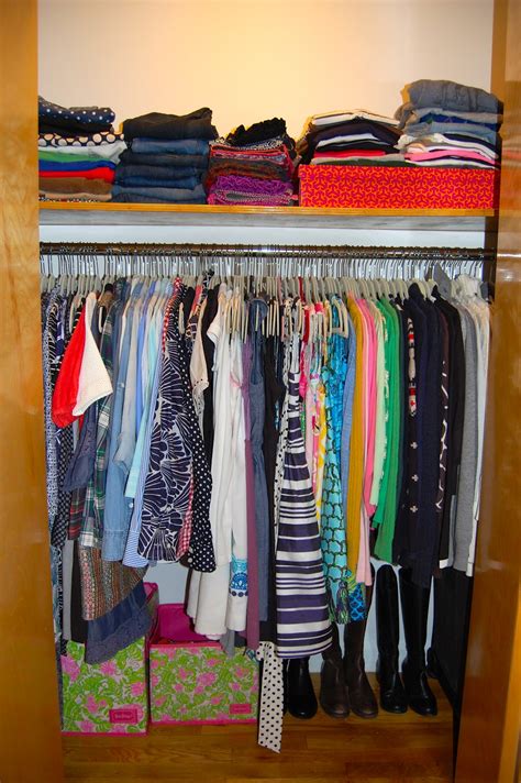 Organize clothes in closet by color. Organize, Please... Clothes & Shoes - Carly the Prepster